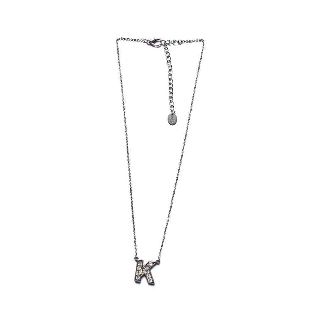 Silver K Necklace - image 3